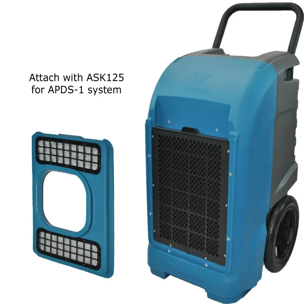 Hose Pump and Dehumidifier Drainage Purge with Automatic 125-Pint Commercial XD-125 XPOWER