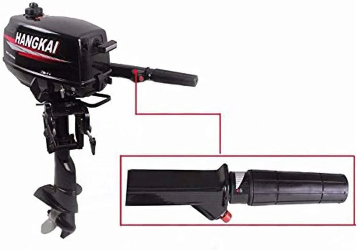 Outboard MONIPA System HP Inflatable Boat Tiller Motor Water Fishing Shaft 6 CDI Marine 2-Stroke Cooling Engine