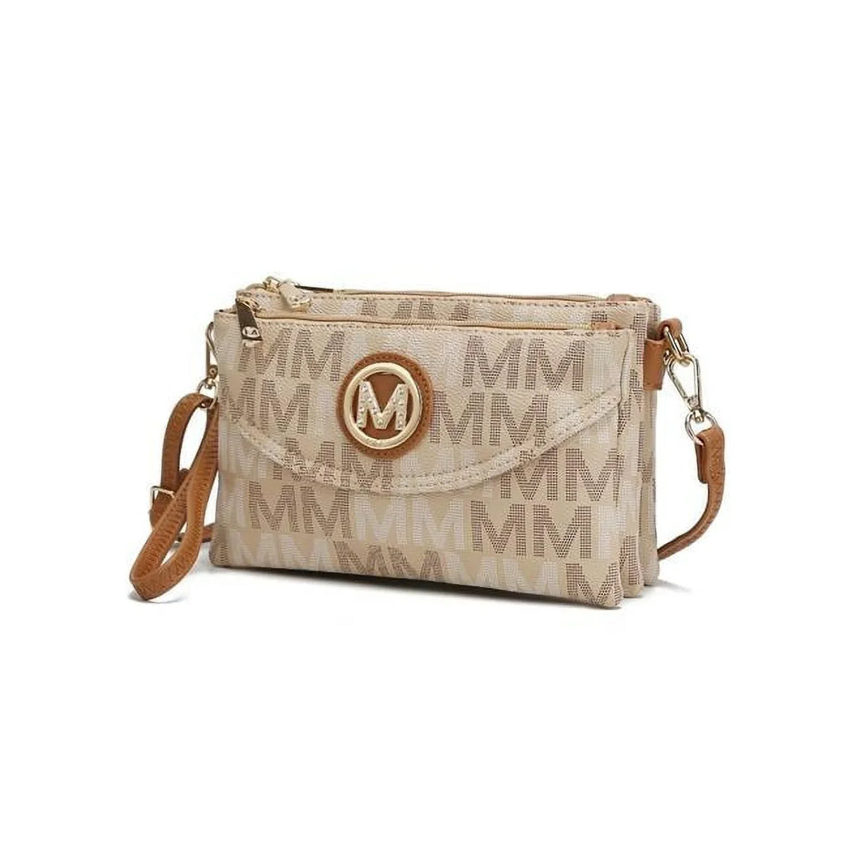 Collection by Mia MKF Ishani Crossbody K. M Five Compartments Signature Bag MKF-MU6363BG