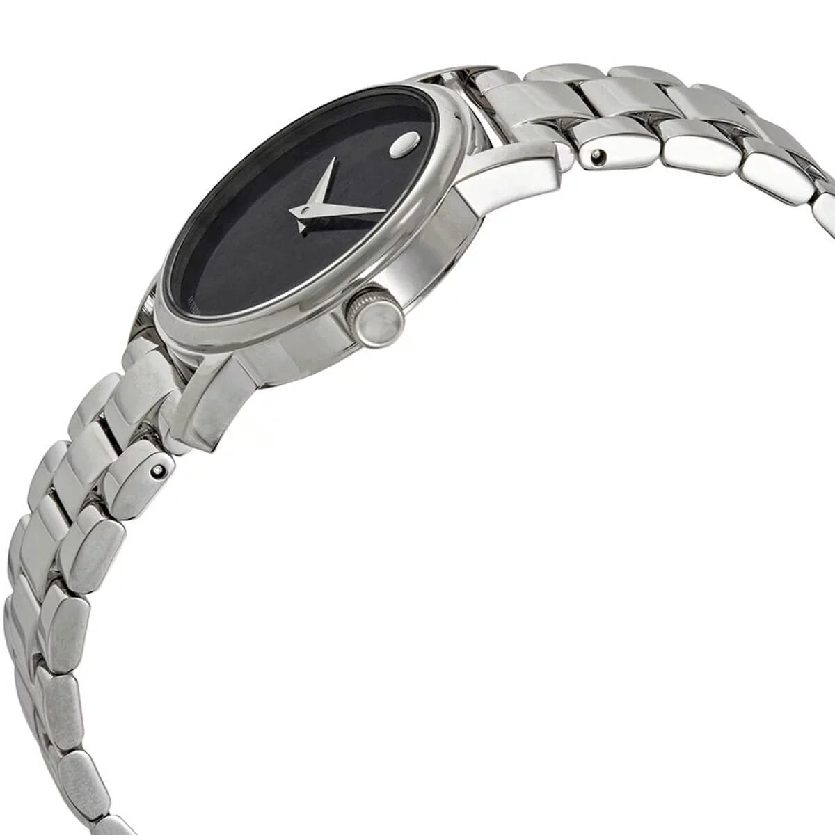 Dial Black Ladies Watch Movado Classic 2100017 Quartz Museum
