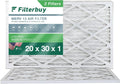 (2-Pack) Filterbuy HVAC AC Filters MERV 13 20x30x1 Air Pleated Furnace