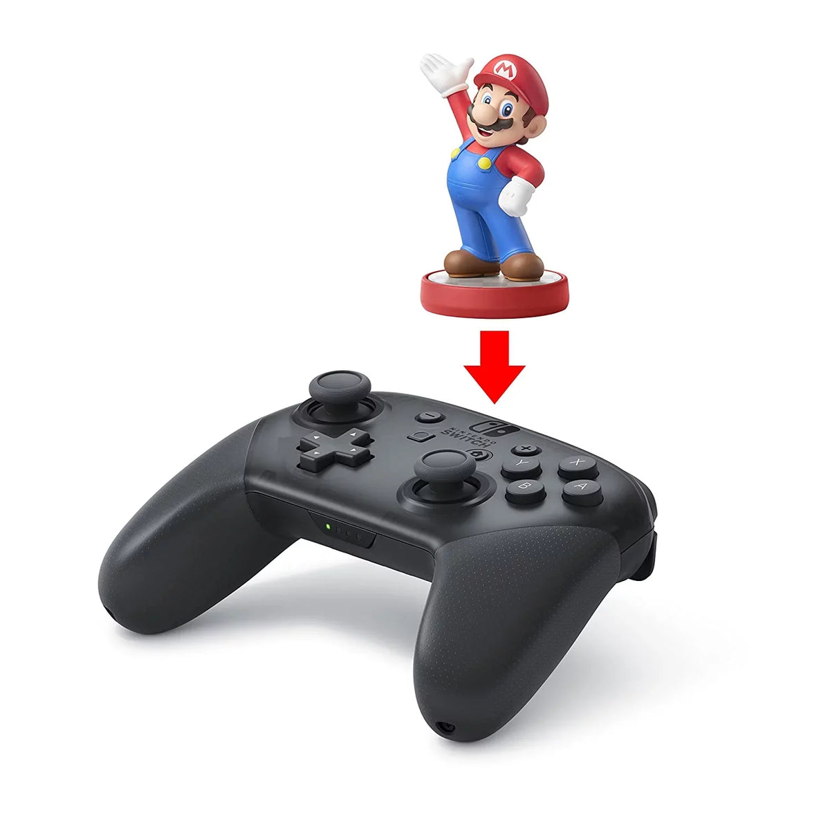Switch Cloth & U Nintendo Bros. Red Blue with Neon Super Console Cleaning Wireless Extra New Mario Controller, Deluxe Screen and