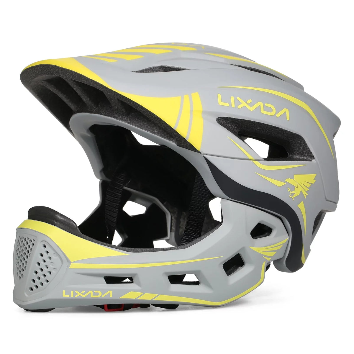 Face Half Face Lixada Helmet Kids Safety Detachable Full Bike and Helmet