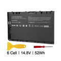 Ultrabook BT04XL Folio Replace HP EliteBook Battery 9480m for
