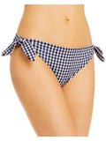 Swim Separates Shoshanna Navy XS Gingham Bottom Womens Bikini