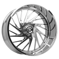 HIGH 122.1CB -76ET 26X14 LHD FORGED POLISHED PRO 4 6X139.7 HD WHEEL LUXXX RAPTOR