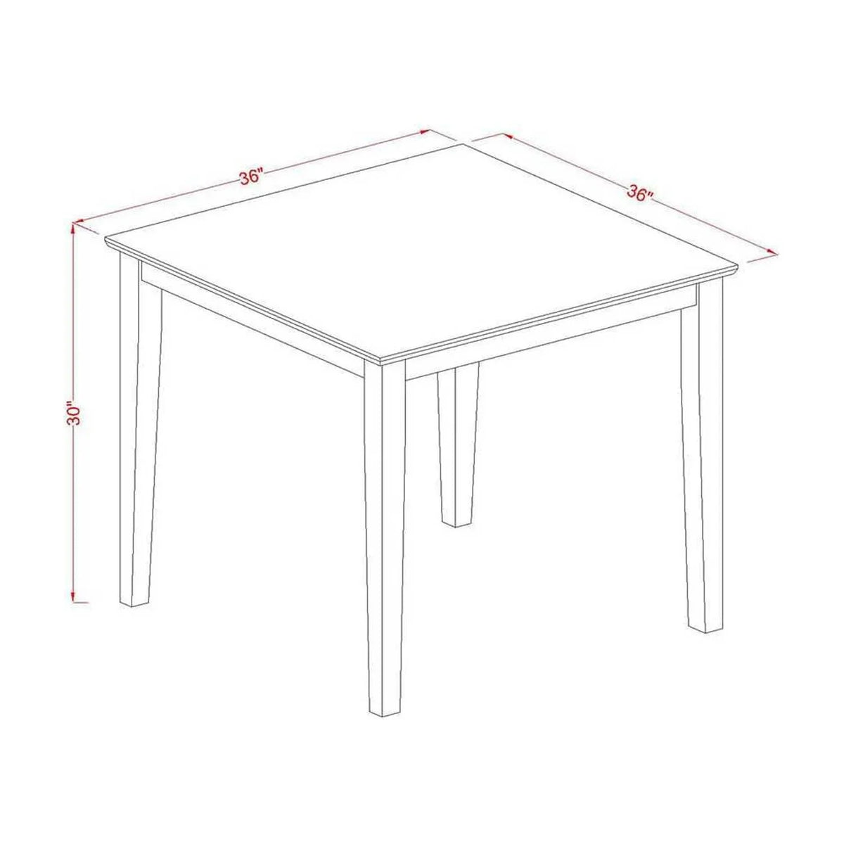 Table East Chairs Set Furniture West Kitchen & 3 Piece