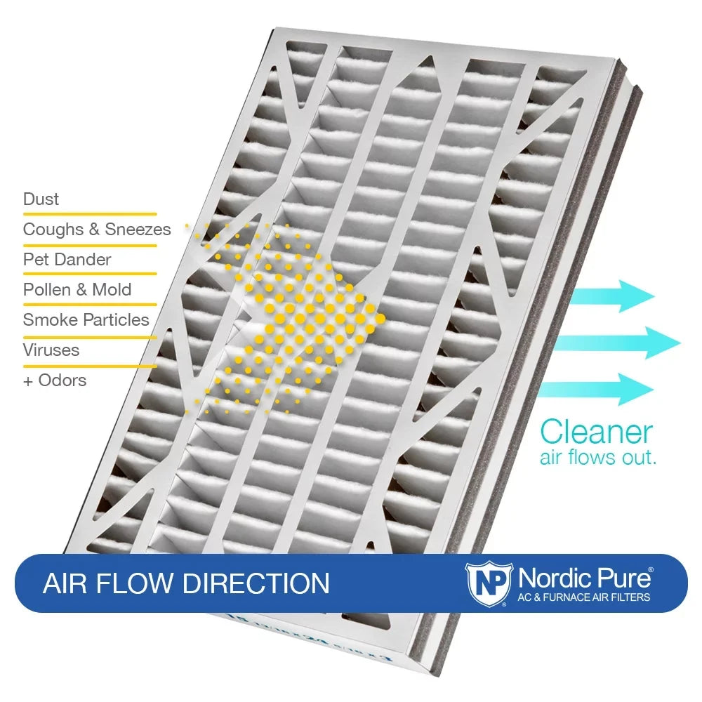 Air 16x25x3 15 Air Filter MERV Cub Pack 7 Replacement Plus Carbon Bear