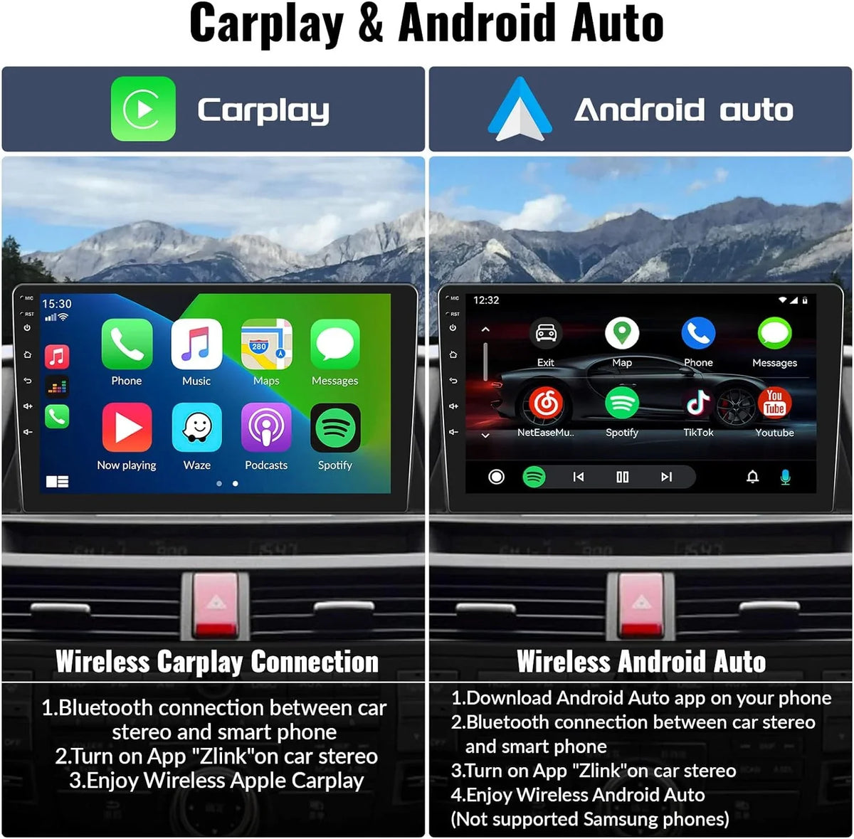 Inch Camera（4G+64G） Stereo Touch Honda Radio for THONZER 2008-2013 Android with Screen Auto Bluetooth 5.0 WiFi Navigation Backup 10.1 Android Car Stereo 8th GPS CarPlay Core Accord 8 Car 4G