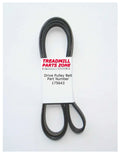 14.0 PFEL180120 Pulley Treadmillpartszone Elliptical ProForm 175643 Belt Replacement RE Part Drive Model