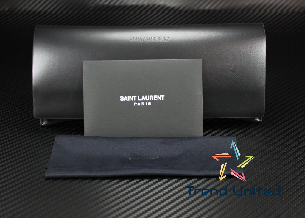 SAINT Men's LAURENT Sunglasses 51 mm Black SL Square 004 469 Shiny Yellow