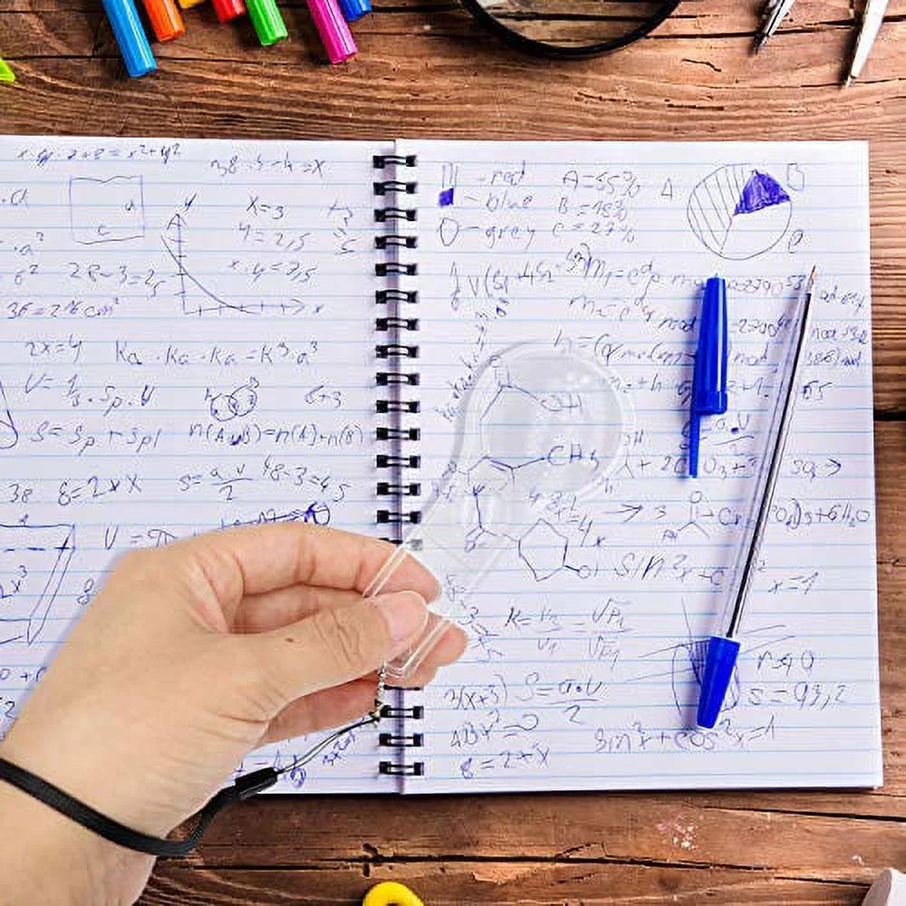 Mini Lens Magnifier for Outdoors, Magnifying Hand 10X 24 Glasses Pack Classroom, Plastic Observation Hand-held Reading, Kids, Science