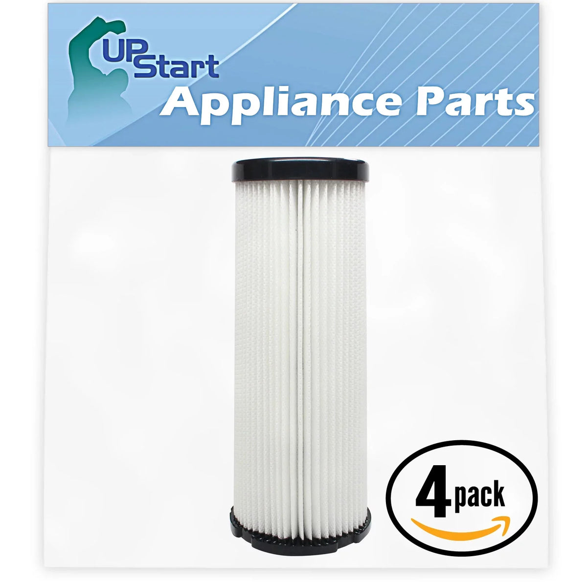 Featherlite HEPA 4-Pack Devil Upright - Vacuum Devil UD40090 HEPA Filter Compatible Filter Dirt Bagless F1 3JC0280000, Dirt Replacement