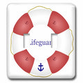 double life float life pool saver switch - beach lsp-112970-2 toggle white Swimming guard sea lifesaver and red preserver Lifeguard