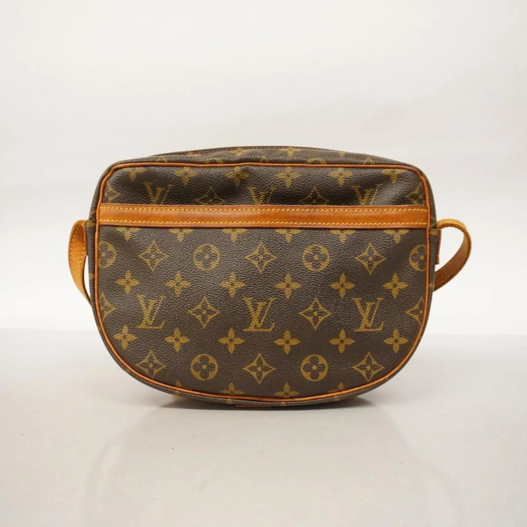 Louis (Good) MM Pre-Owned Vuitton Shoulder Jeune Brown M51226 Monogram Fille Bag Ladies
