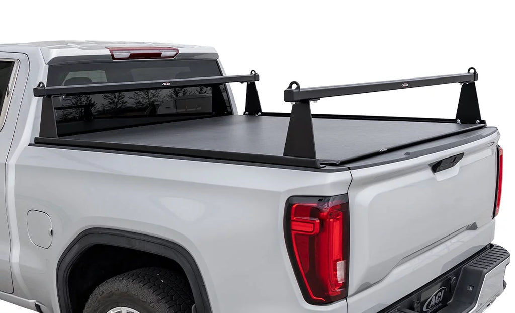 F4010032 6' Racks Fits Ford Matte F-350 F-250 2008-2016 M-series 8" Aluminum Bed Truck Duty Super ADARAC Black