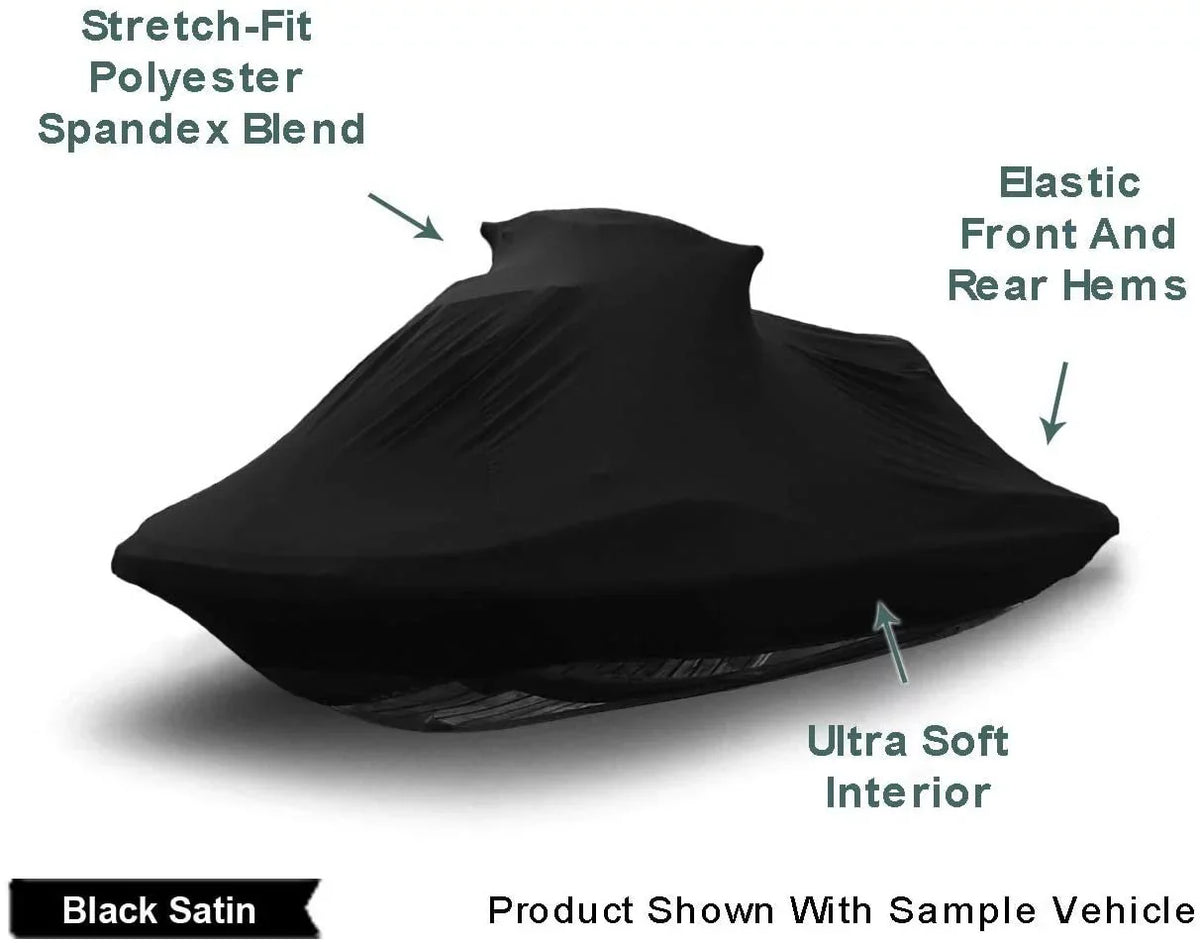 Bag Ultra GTI Satin Black & DOO Indoor - from Cover SEA Ski - 2011-2019 - Dust Stretchy & Jet - for ONLY Inside! Limited 155 Storage Protects Indoor Dings Soft Includes
