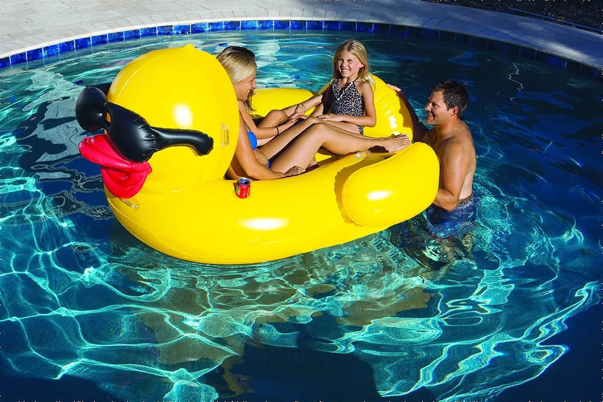 Derby Floating 5000 Pool | GAME Giant Inflatable Lounge Duck Float Riding