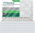 Furnace Filterbuy (6-Pack) Filters 12x16x2 Air 8 MERV Pleated AC HVAC