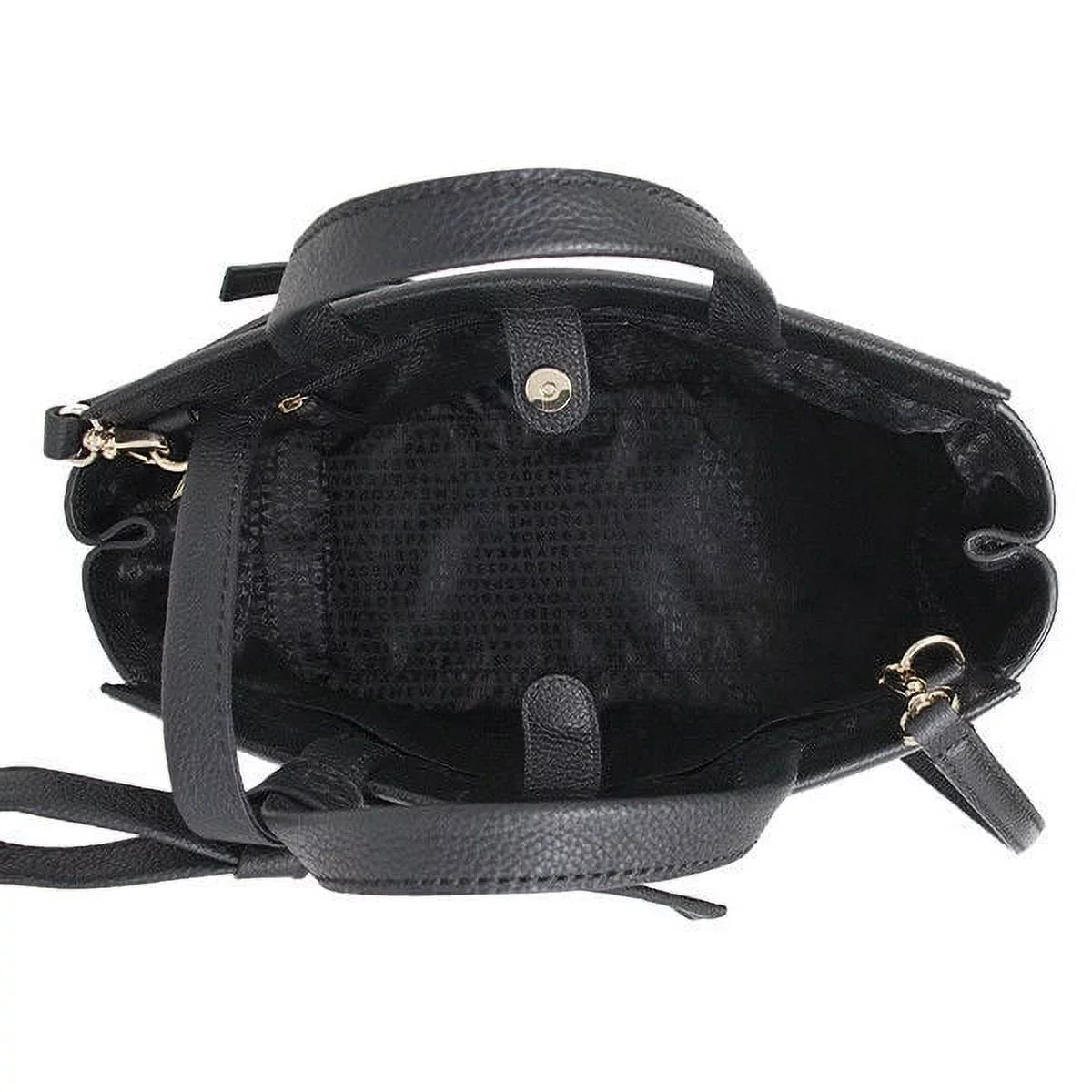 Lane Bag Black Kate Leather Cordelia (Wkru5161) Handbag Lowell Spade