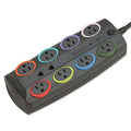 Black, Cord, Surge Joules 3090 Adapter Protector 8-Outlet 8ft Model