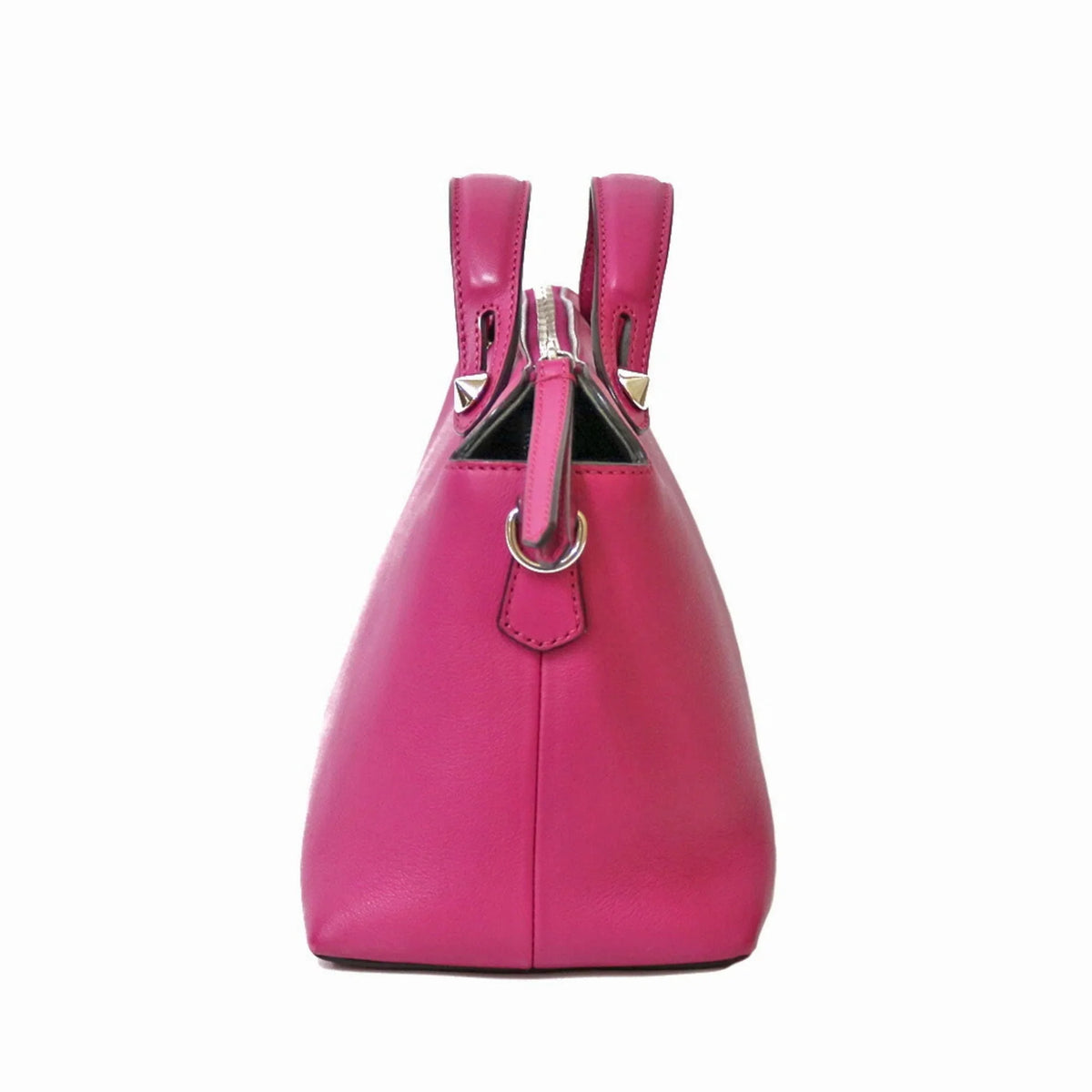 Fendi Women's Shoulder FENDI Pink Pre-Owned (Fair) Bag Leather Visaway