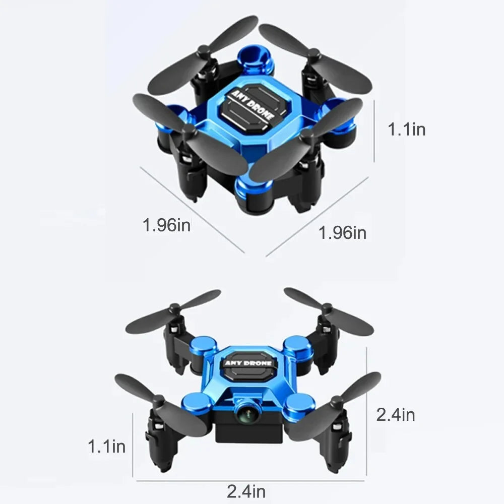 for Drone Drones Kids, Flip Headless RC Hovering Suitable HD One RC Camera Toys 360° Foldable Key Land Aircraft Beginners for Gift Mini Auto K04 Quadcopter