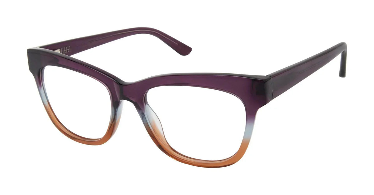 with 52mm Purple Stefani GX & GX Brown Gwen Case by Eyeglasses GX050 NEW