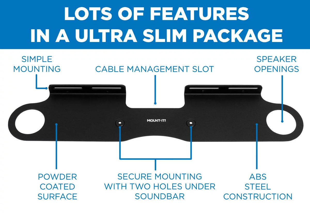 Beam Mount-It! Wall for | Studs Mount Bracket for Sonos 16" Soundbar Mount Wall Wall