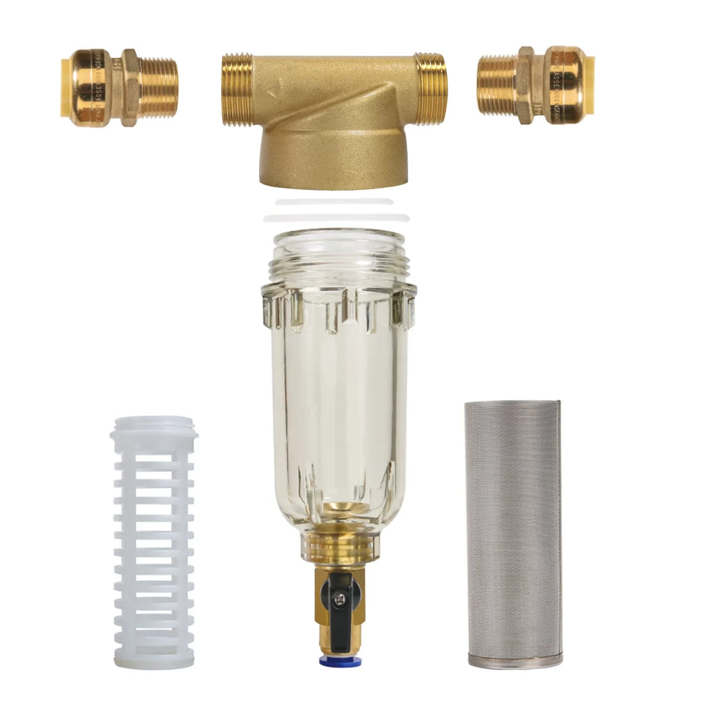 Water House Whole Filter, Watflow Down Filter, Water Spin Home Filter, 100 Sediment Sediment Water Micron Filter,