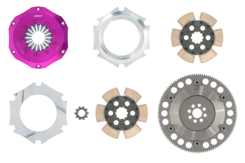 Twin Cerametallic Disc Rigid Acura 2002-2006 L4 Clutch Hyper RSX Compe-R Exedy