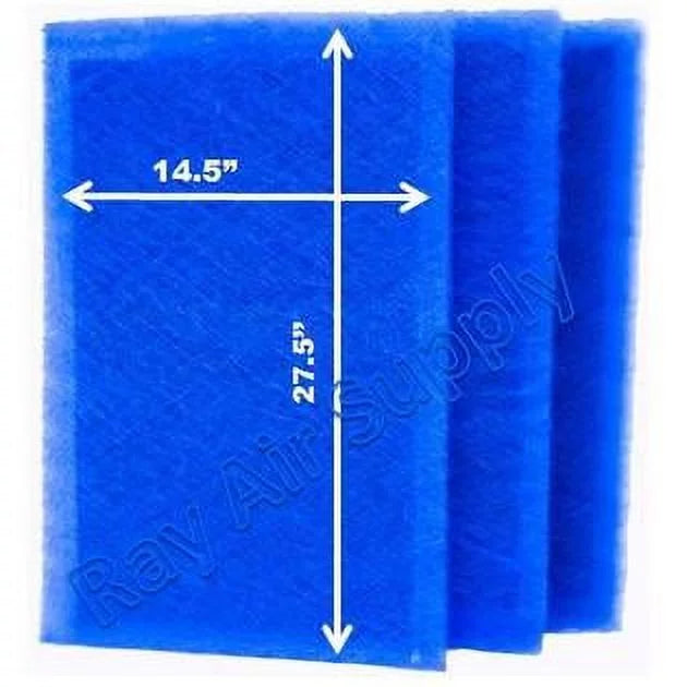 with Air Pads Filter Replacement Cleaner MicroPower Guard SUPPLY BLUE Compatible 16x30 Pack) (3 RAYAIR