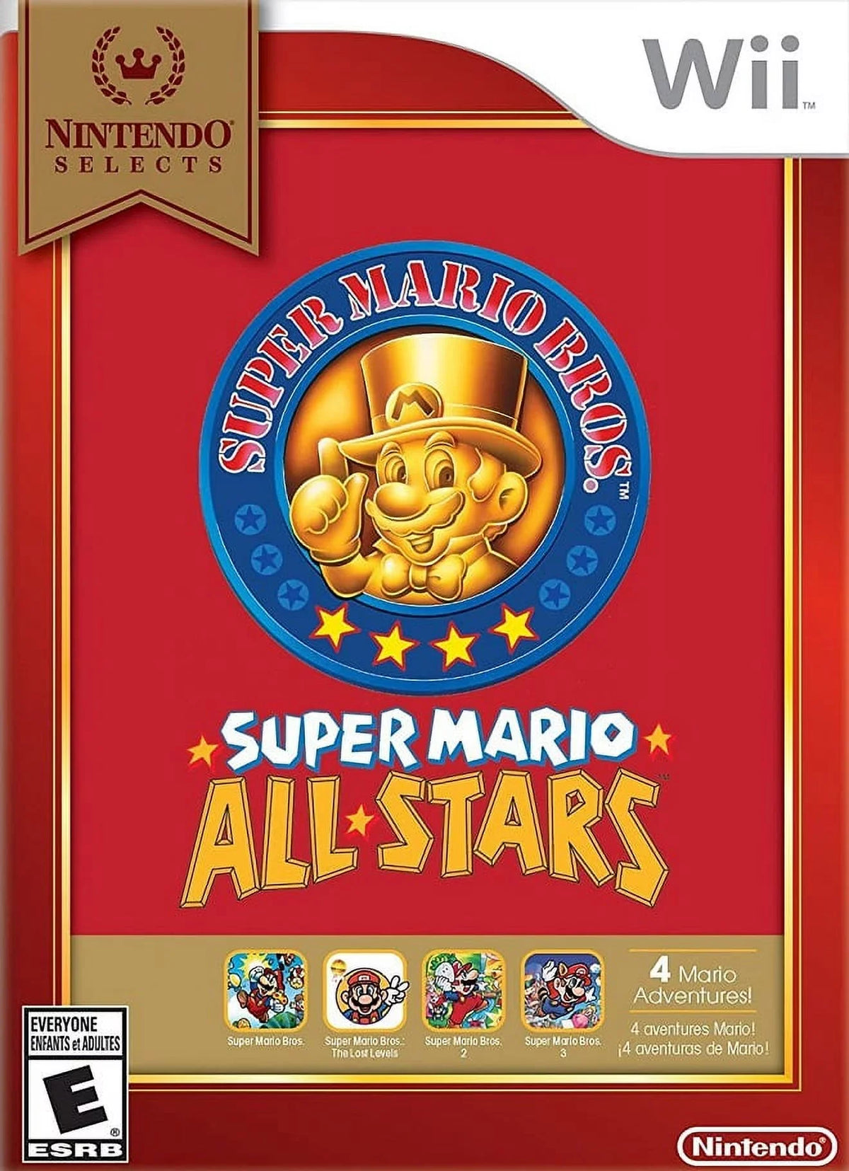 Adventure Wii, Mario 2016) (Nintendo (Refurbished) All-Stars:Select Super Game Restored