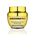 Moisturizer Type Cosmetics Wrinkles Bella Donna Of The Deep While Skin Promotes Reducing 24K Deep Appearance For Elasticity All Gold