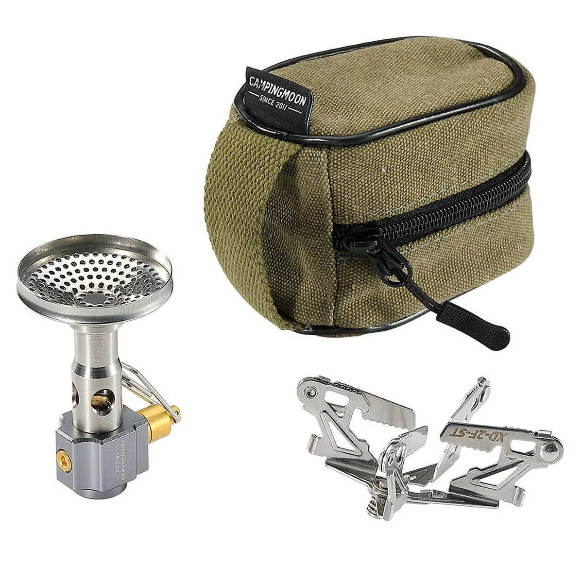 CAMPINGMOON Camping Stove Gas Camping High Backpacking Stove 3300W Stove Efficient Split