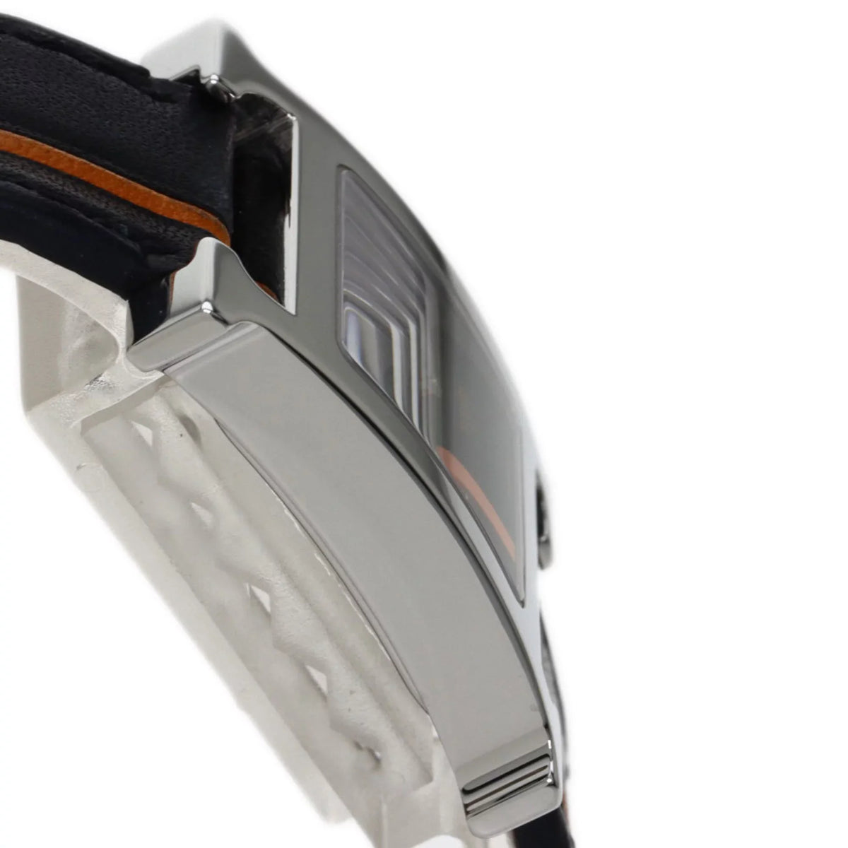 Wristwatch Stainless HH1.210 Hermes (Good) Watch Women's Pre-Owned Steel/Leather HERMES H