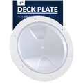 UV-Resistant Detachable and Boat, Inspection for Fishing Marine Caravan FO4467 Boat, Cover Pontoon, White Storage Hatch, Hatch - Deck Plastic, Five RVs, Bag, Bass Oceans 6" Plate Round Boat with ABS