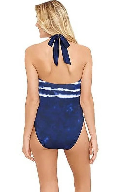 Tummy-Control 12 BLUE US Halter Ralph One-Piece Swimsuit, Lauren