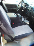 Opening Velour Chevy Suburban 2007-2013 and Opening Lids With With LT Seat Tahoe and Console 40/20/40 In C1127 2 Silverado, Split Gray Black Front