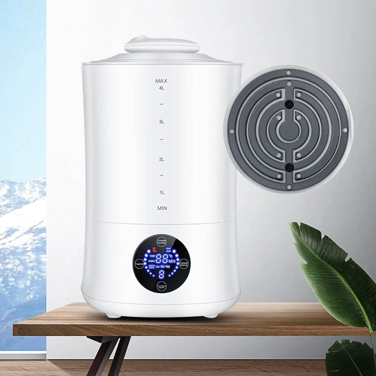 4L DIY Sodium Making Acid White Remote Hypochlorous W/ Humidifier Machine Water