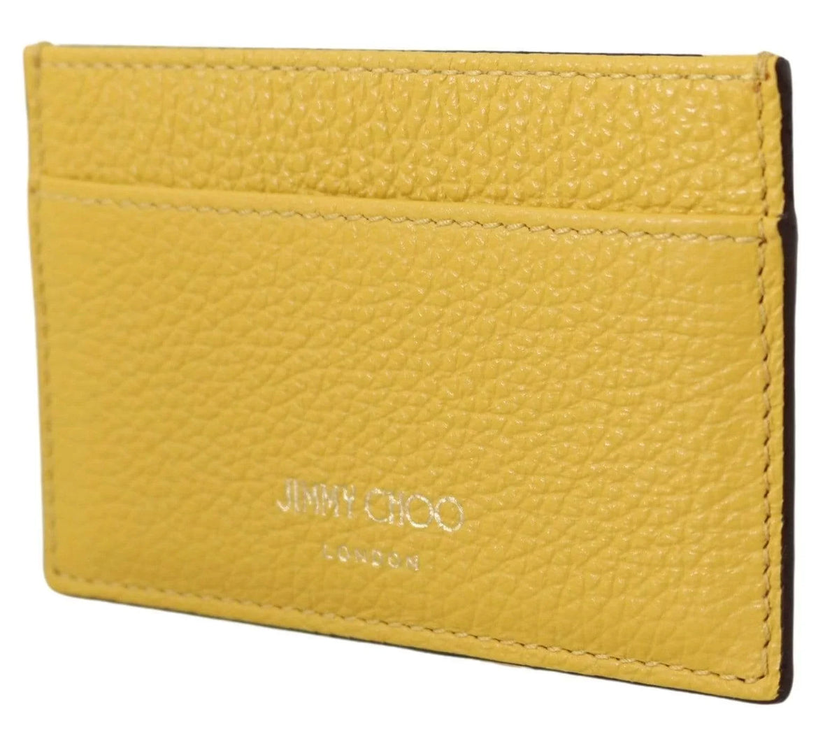 Choo Holder Yellow Leather Jimmy Card Aarna
