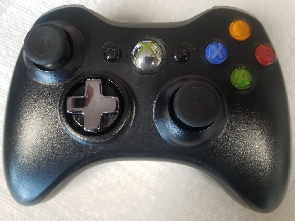 Black Controller Official Microsoft Xbox Pre-Owned 360