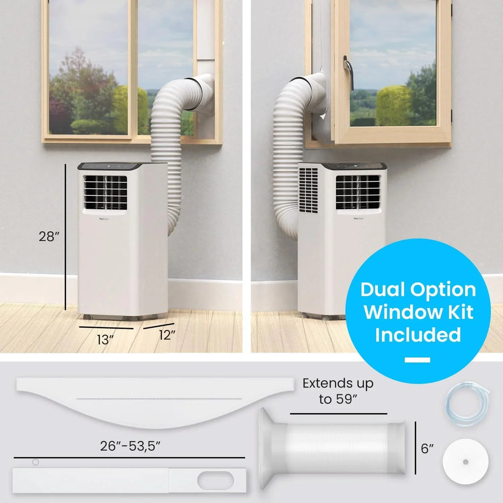 Air Fan, Room Timer, Night, Air Unit, Conditioner Wifi Conditioning Smart Kit, BTU Venting Portable with in Portable Window 1 QCAI Conditioner Dehumidifier, 10000 450SqFt Unit Air 4 for AC