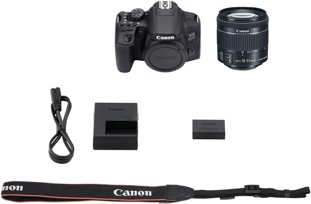 Zoom STM Canon w/EF-S Filters 36pc Lens Case + Bundle 18-55mm EOS Tripod F/4-5.6 T8i Rebel Memory DSLR 128GB + + 850D Camera +