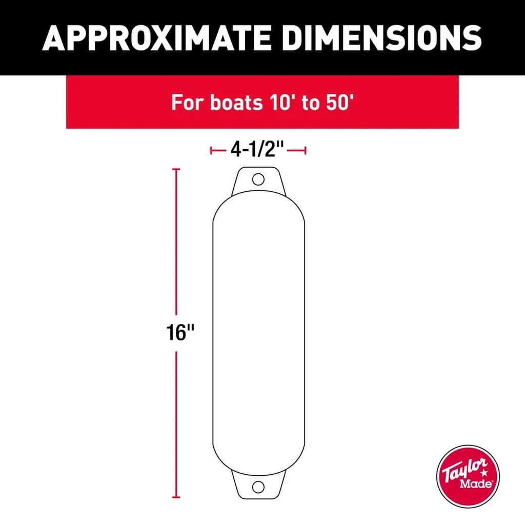 Made - Hull 4.5 in. in. Guard 16 Vinyl Inflatable 54327100 Fender x Blue Taylor -