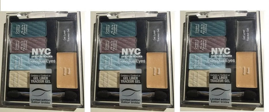 Eyes Eye 003, Illum, NYC Blue New York Shadow Base & Primer 3 Individual Skies