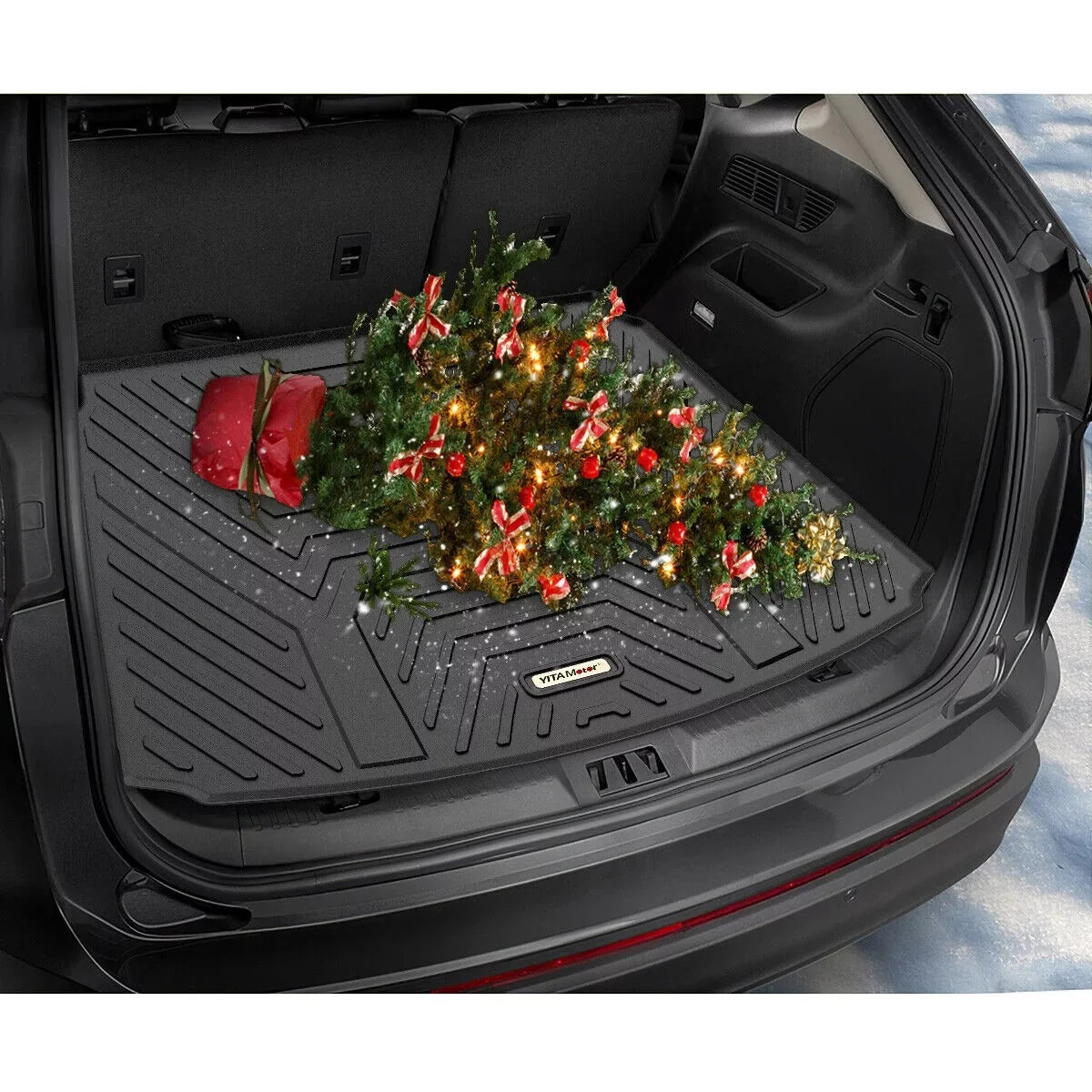 Trunk Mats All Floor Weather Black Ledkingdomus 2020-2023 Mat Model Y Rear Tesla for