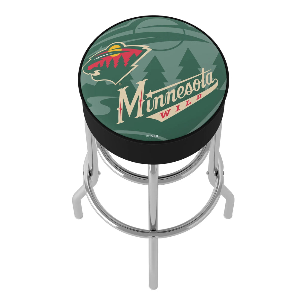 Watermark Stool Bar Padded with Wild Seat Trademark Gameroom Minnesota