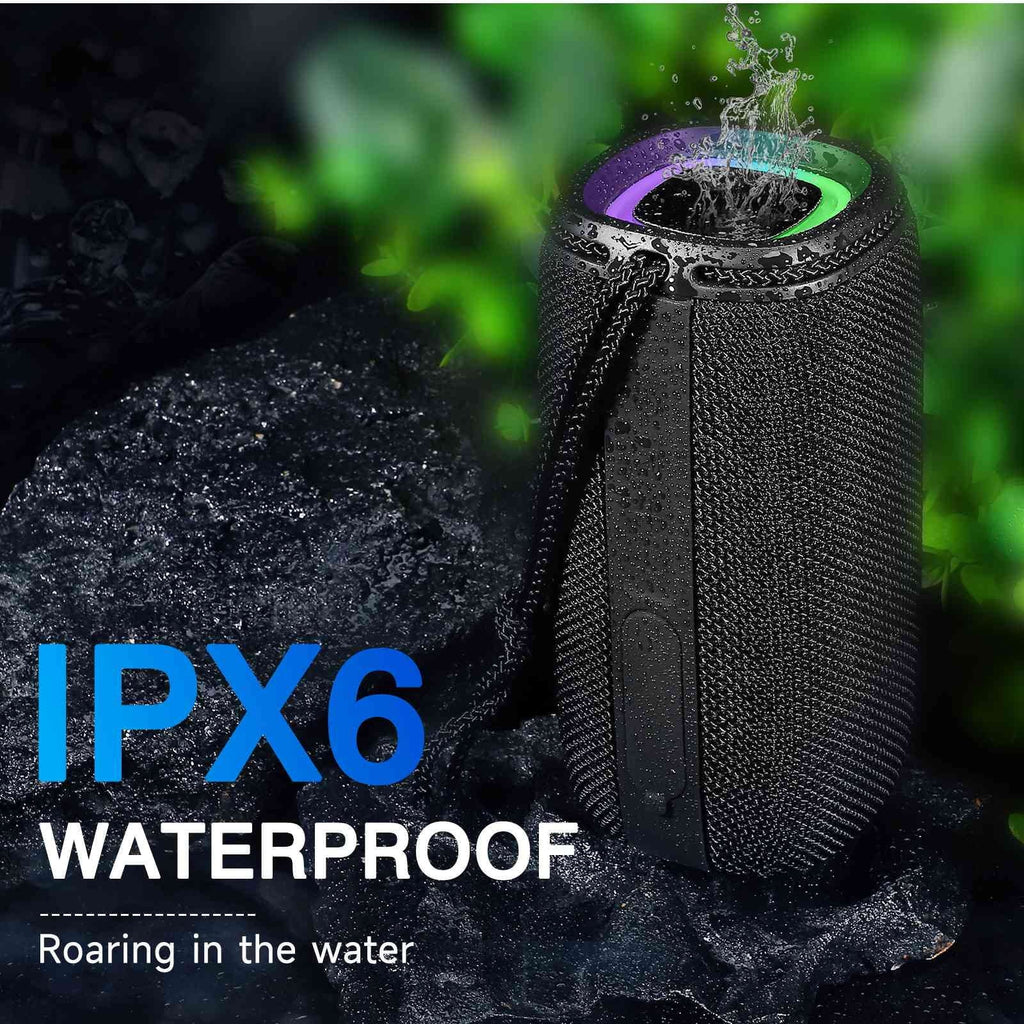 Speakers BT5.3, with Surround UrbanX X808 Speaker, 360° Punchy for HD Nokia - True 3.1 Wireless Pairing, Waterproof Bass, Portable IPX5 Sound Black Speaker Bluetooth