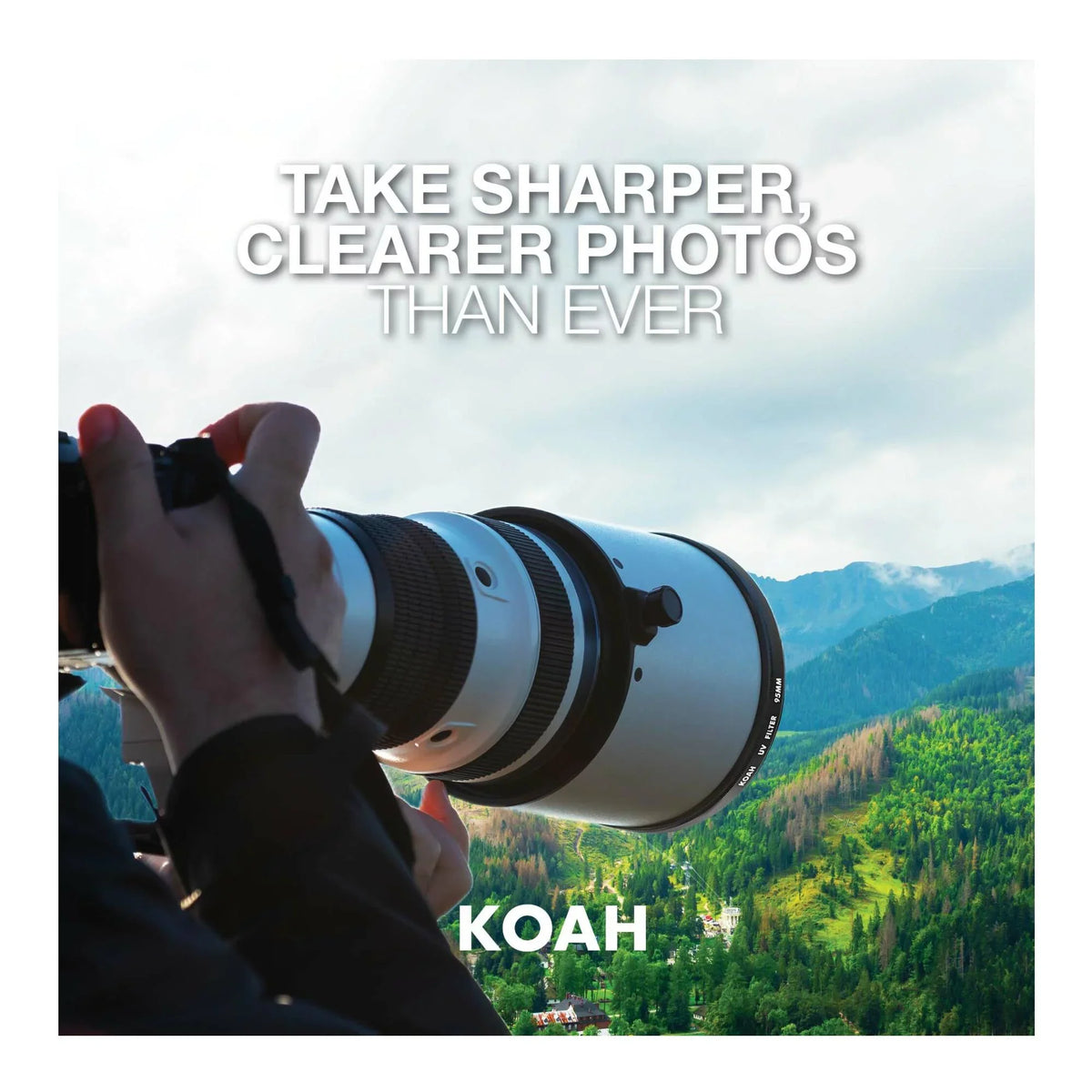 Lens Protective Bundle Polarizing 95mm Filter Koah Circular UV and